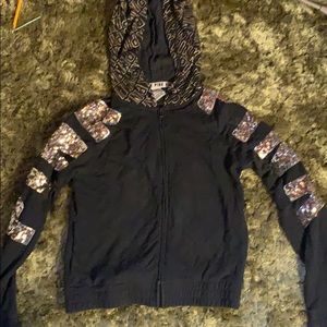 Pink sweater with sequins